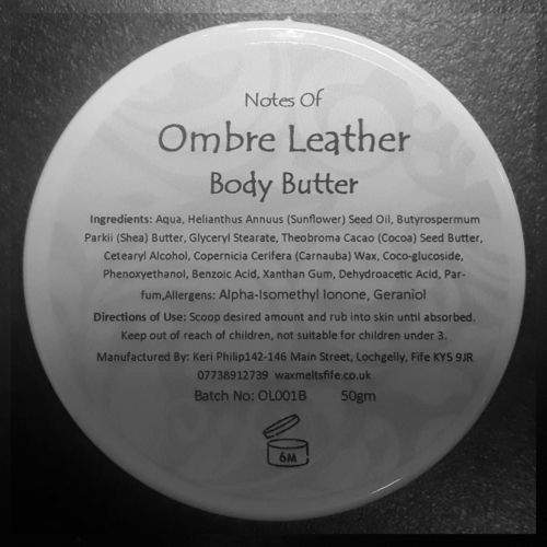 Ombre Leather Body Butter