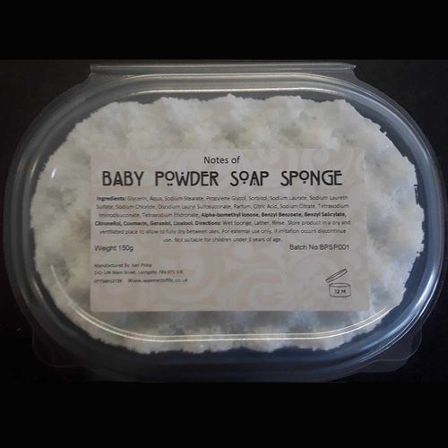 Baby Powder Soap Sponge